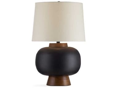 Bassett Mirror Black And Brown Table Lamp BAL3942TEC