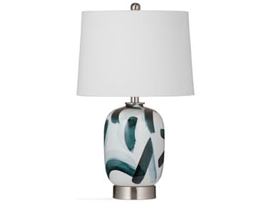 Bassett Mirror Blue Table Lamp BAL4168TEC