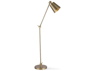 Bassett Mirror 59" Tall Gold Floor Lamp BAL4297F