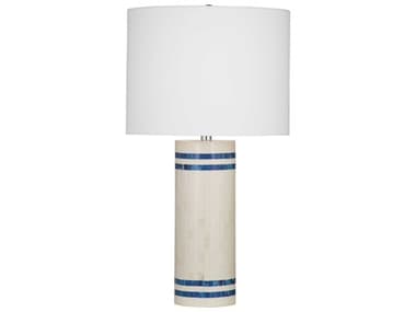 Bassett Mirror Blue White Buffet Lamp BAL4363T