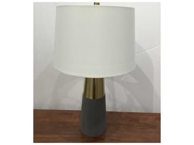 Bassett Mirror Grey Brass Buffet Lamp BAL4371T