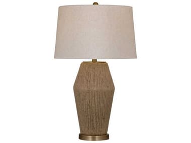 Bassett Mirror Brown Palm Table Lamp BAL4385T