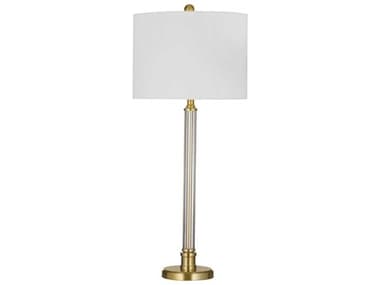 Bassett Mirror 14.0"W Brass Yukon Table Lamp BAL4391T