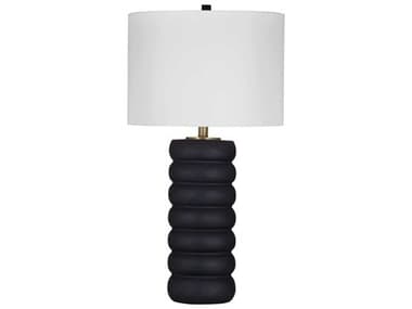 Bassett Mirror 16.0"W Black Pareena Table Lamp BAL4394T