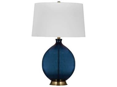 Bassett Mirror 19.0"W Blue Sierra Table Lamp BAL4405T