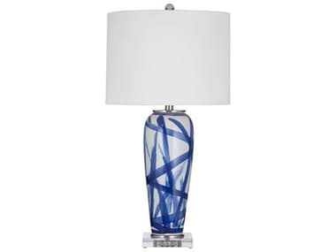 Bassett Mirror Blue Rianna Table Lamp BAL4412T