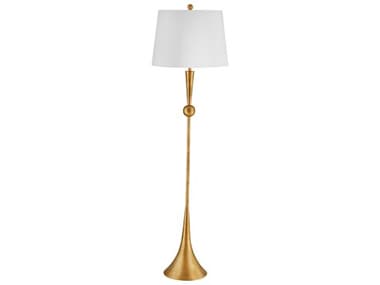 Bassett Mirror Gold 62" Tall Floor Lamp BAL4454F