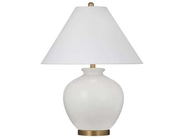 Bassett Mirror White Graham Table Lamp BAL4482T