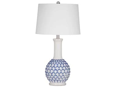 Bassett Mirror 16.0"W Blue Tioga Table Lamp BAL4503T