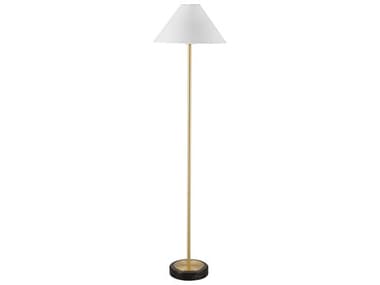 Bassett Mirror Rutland Brass Floor Lamp BAL4529F