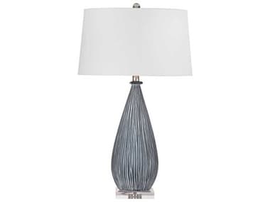 Bassett Mirror Blue Leonardo Table Lamp BAL4544T