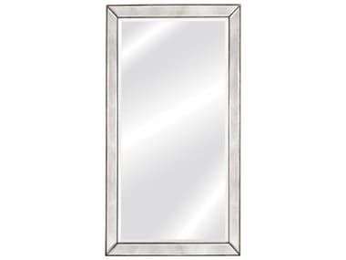 Bassett Mirror Hollywood Glam Beaded 43'' Rectangular Leaner Floor Mirror BAM2546BEC