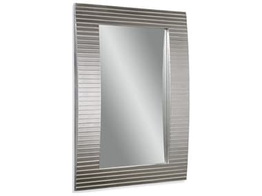 Bassett Mirror Thoroughly Modern Tambour Rectangular Wall Mirror BAM3422BEC