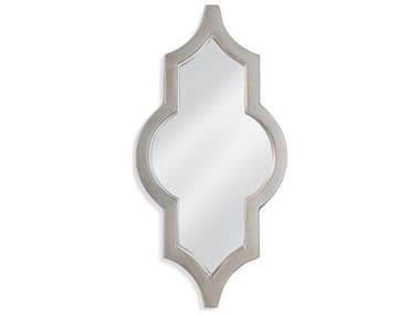 Bassett Mirror Hollywood Glam Silver Leaf Wall Oval BAM4005EC