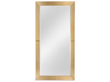 Bassett Mirror Gold Leaf 40'' Rectangular Floor Mirror BAM4365BEC