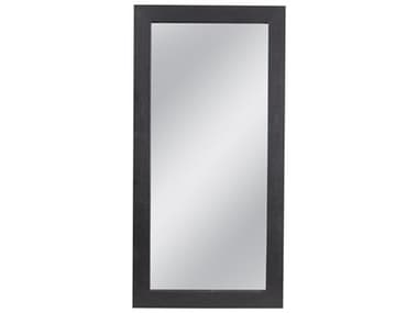 Bassett Mirror Timely Black Floor Rectangular BAM4871