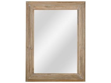 Bassett Mirror Rustic Brown Wall Rectangular BAM4993