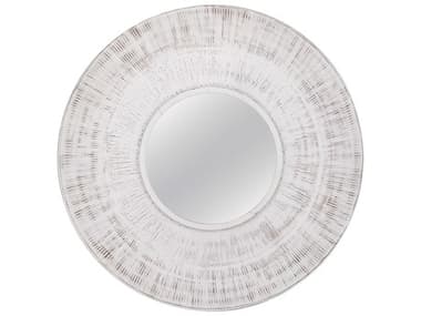 Bassett Mirror Ocean White Wall Round BAM5015