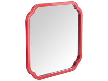 Bassett Mirror Flora Red Wall BAM5042