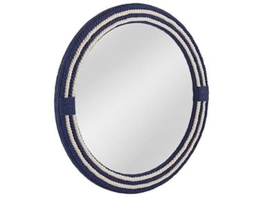 Bassett Mirror Blue Helm Wall Mirror BAM5056