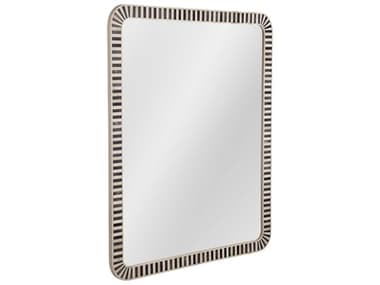 Bassett Mirror Cyrus Black Wall Rectangular BAM5059