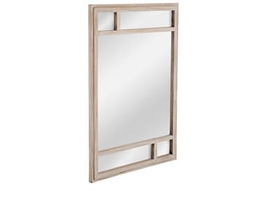 Bassett Mirror 2.0"W White Loudon Wall Mirror BAM5063