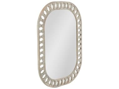 Bassett Mirror 2.0"W White Enya Wall Mirror BAM5068