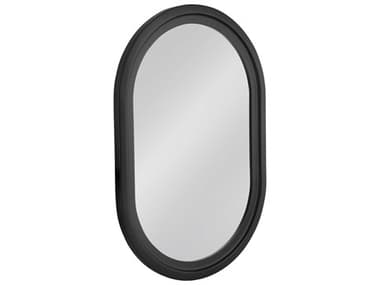 Bassett Mirror 2.0"W Black Nash Wall Mirror BAM5080