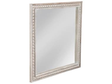 Bassett Mirror 1.5"W White Cappi Wall Mirror BAM5091