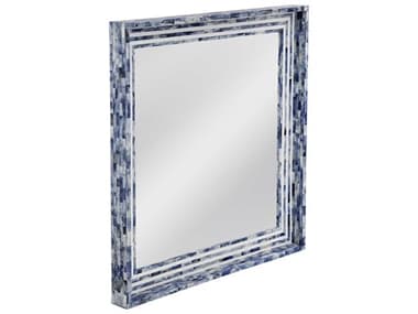 Bassett Mirror Mabrey Blue Wall Square BAM5095