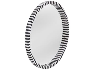 Bassett Mirror Macardle Black Wall Round BAM5099