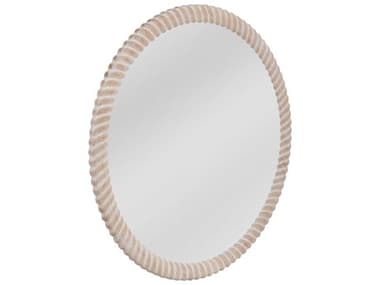 Bassett Mirror 2.0"W White Ely Wall Mirror BAM5105