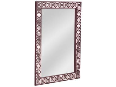 Bassett Mirror Rouge Red Wall Rectangular BAM5111