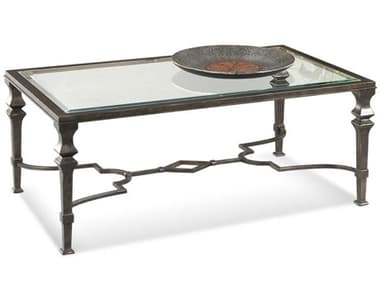 Bassett Mirror Lido Burnished Bronze 50'' Wide Rectangular Coffee Table BAT1210100EC