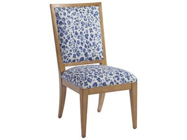 Barclay Butera Eastbluff Blue Fabric Upholstered Side Dining Chair BCB01092088040