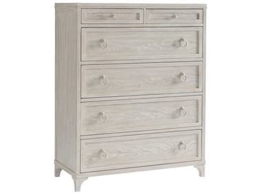 Barclay Butera Newport 44" Wide 6-Drawers Sailcloth White Accent Chest BCB010921307