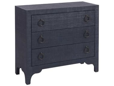 Barclay Butera Newport 41" Wide 3-Drawers Marine Blue Accent Chest BCB010922974