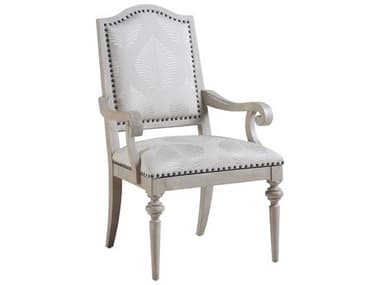 Barclay Butera Malibu Aidan Brown Fabric Upholstered Arm Dining Chair BCB01092688140
