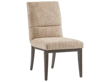 Barclay Butera Park City Glenwild Brown Fabric Upholstered Side Dining Chair BCB01093088201