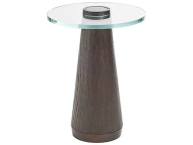 Barclay Butera Park City Apex 18" Round Glass End Table BCB010930952