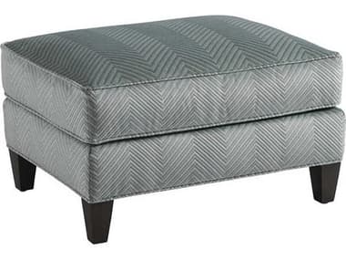 Barclay Butera Malcolm 29" Charcoal Gray Fabric Upholstered Ottoman BCB0151254440