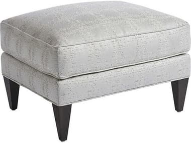 Barclay Butera Belmont 27" Charcoal Gray Fabric Upholstered Ottoman BCB0151304440