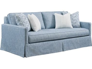 Barclay Butera Sandpiper 82" Blue Fabric Upholstered Sofa BCB0151363340