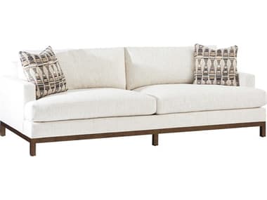 Barclay Butera Upholstery Horizon 88" Ocean White Fabric Upholstered Sofa BCB01517833BR40