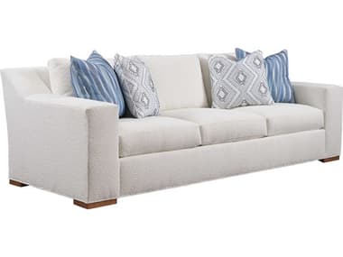Barclay Butera Shaws Cove 105" White Fabric Upholstered Sofa BCB0151953340