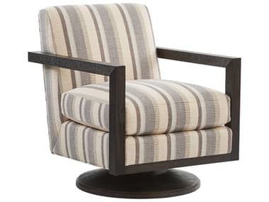 Barclay Butera Upholstery Willa Swivel 27" Beige Fabric Accent Chair BCB01533111SW40