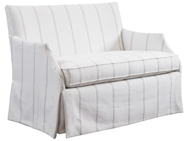 Barclay Butera Agate 51" White Fabric Chair and a Half BCB0154162340