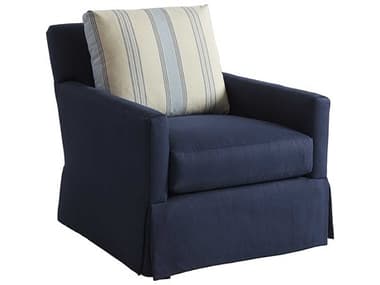 Barclay Butera Harlow 32" Blue Fabric Accent Chair BCB01541811SW40