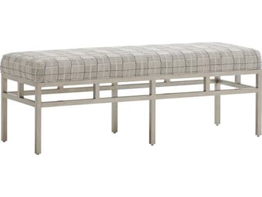 Barclay Butera Upholstery 52" Gray Fabric Upholstered Accent Bench BCB0154602540