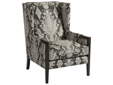 Barclay Butera Stratton Wing 29" Gray Fabric Accent Chair BCB0155201140